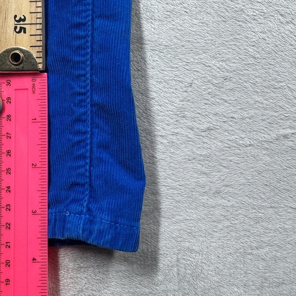 Current/Elliott The Skinny Electric Blue Corduroy Zip Fly Colorful Pants Size 28 - Picture 8 of 16